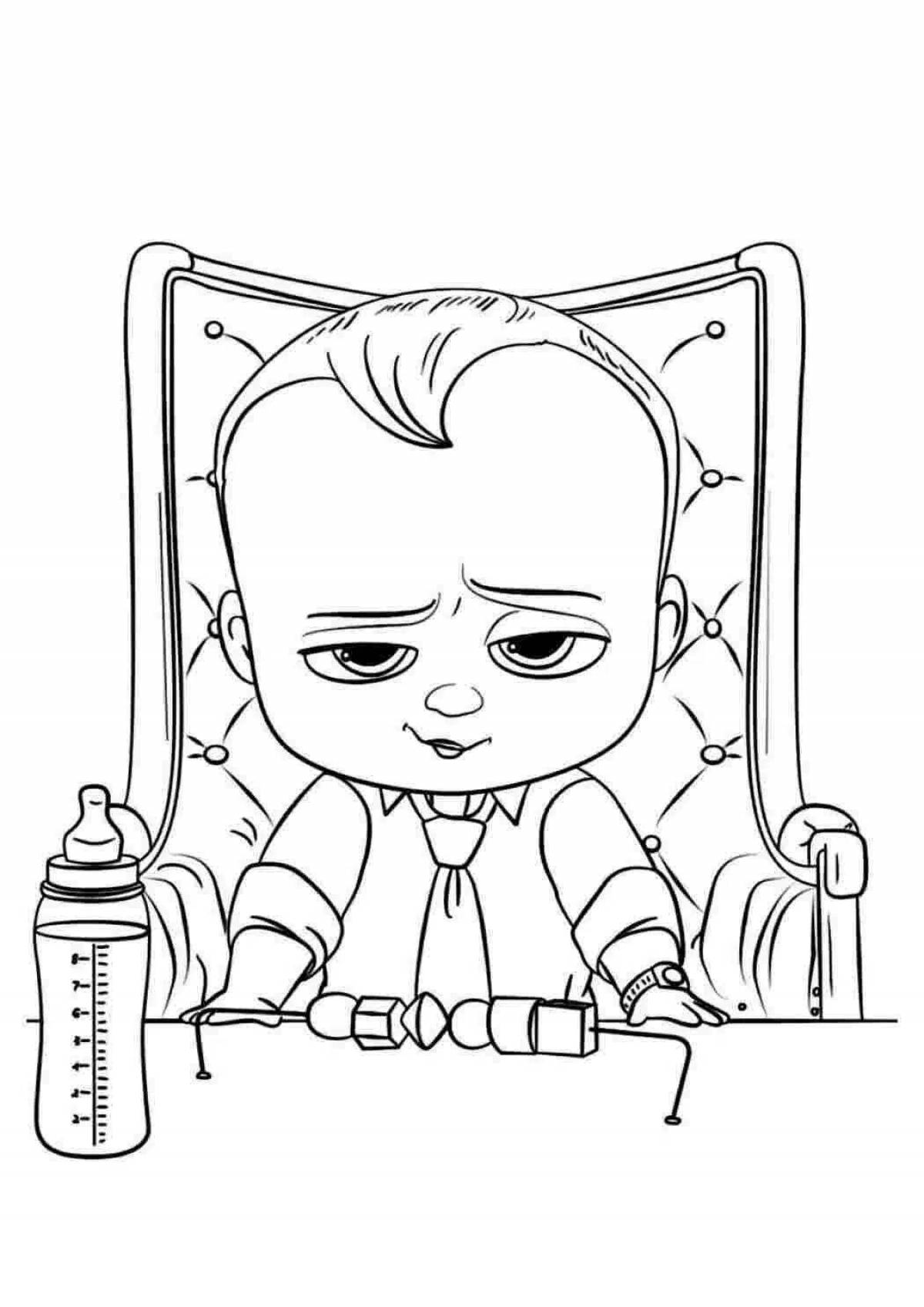 Photo Fun coloring boss baby 2