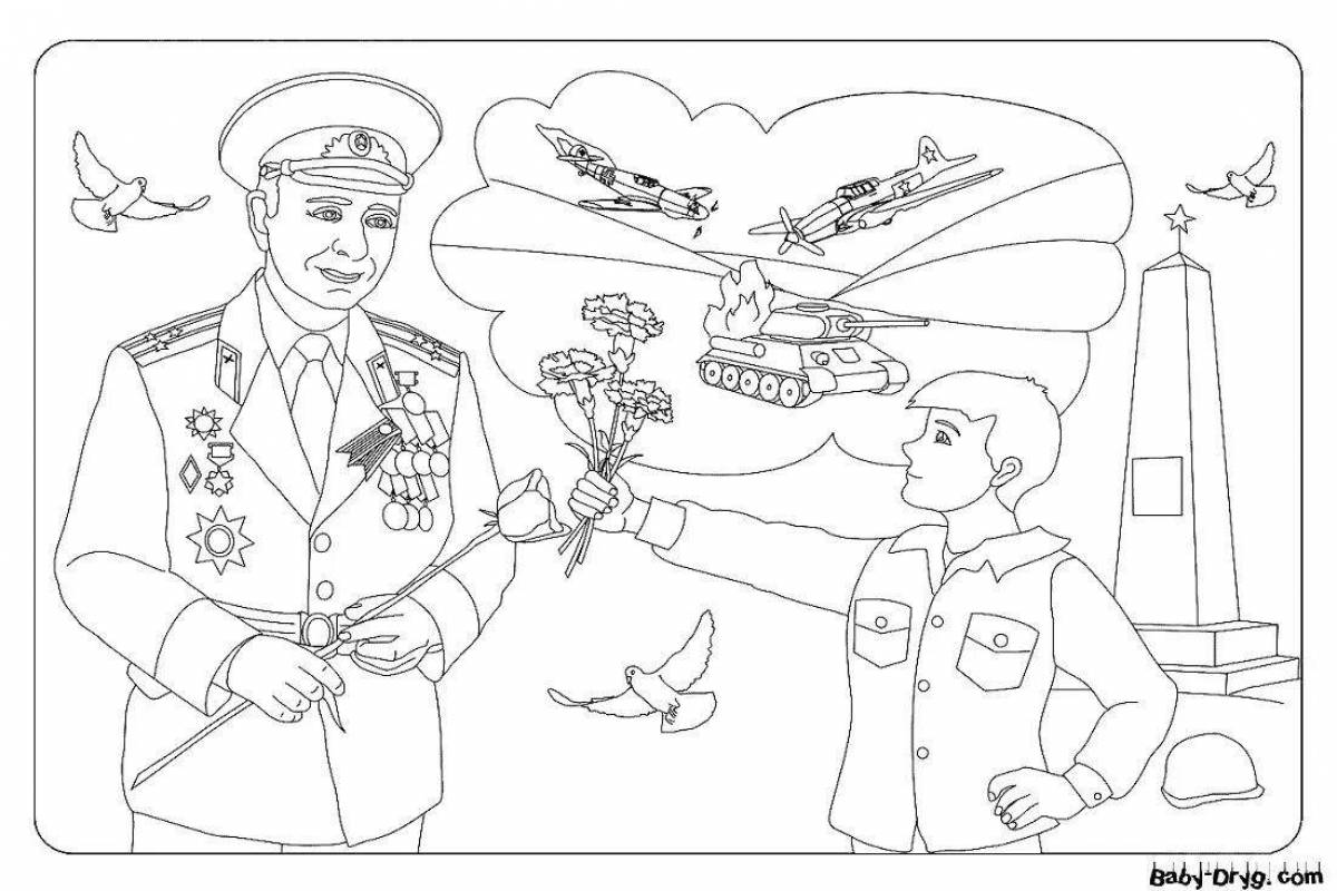 Образ защитника отечества рисунок карандашом