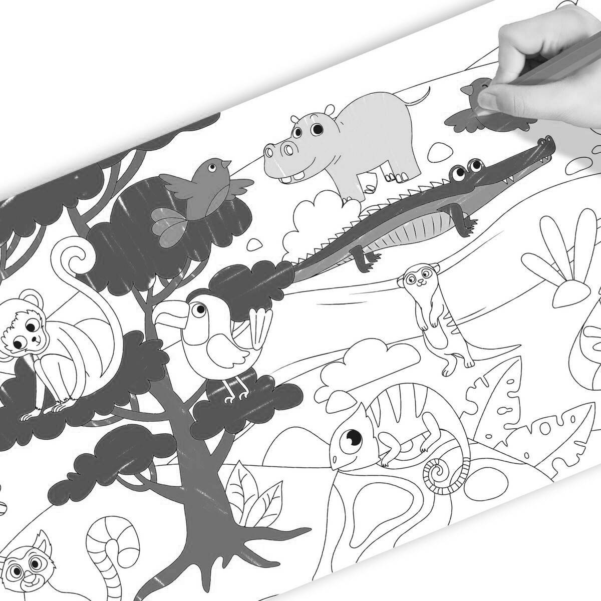 Ikea awesome coloring book on a roll