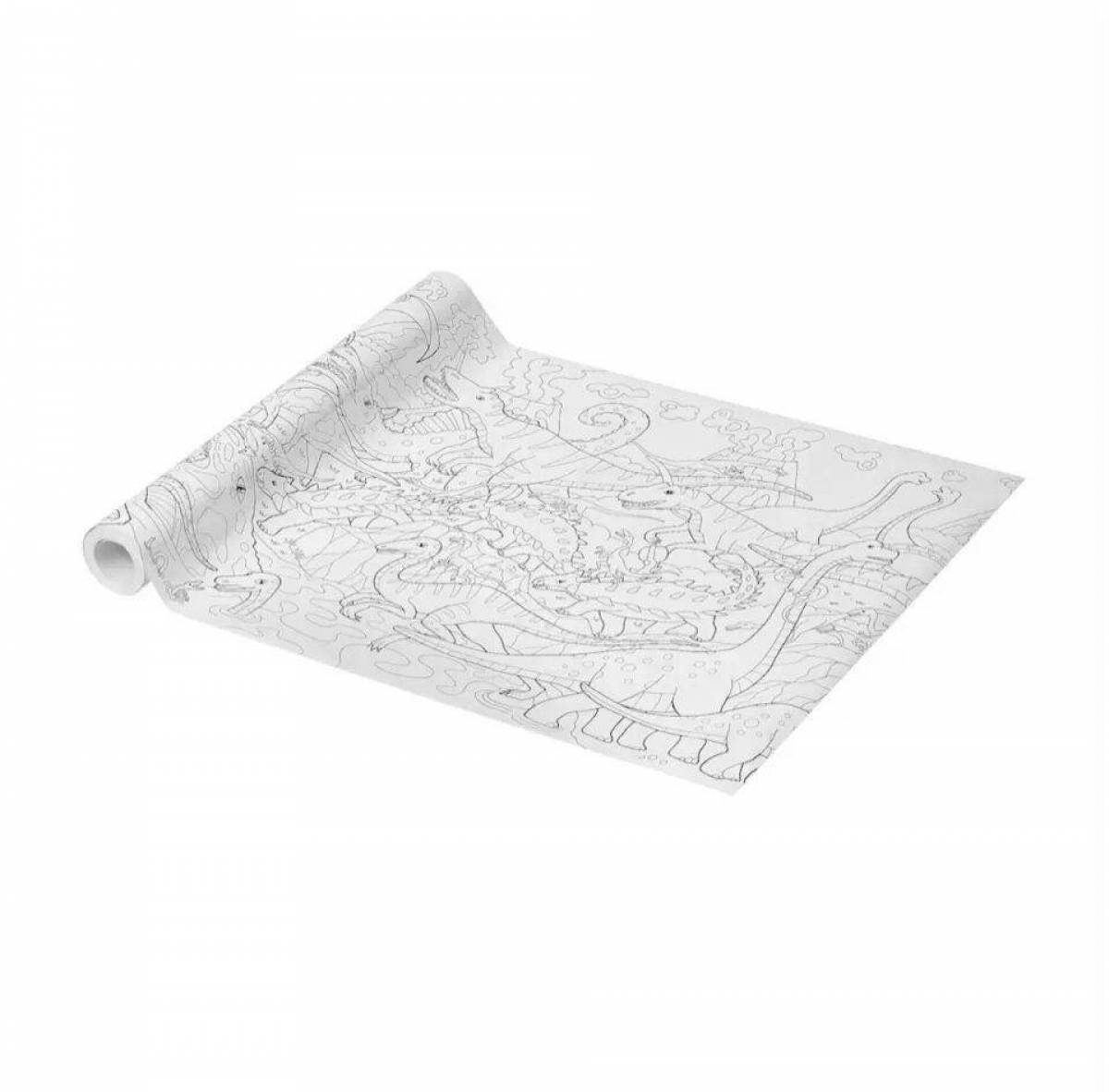 Ikea fancy coloring book on a roll