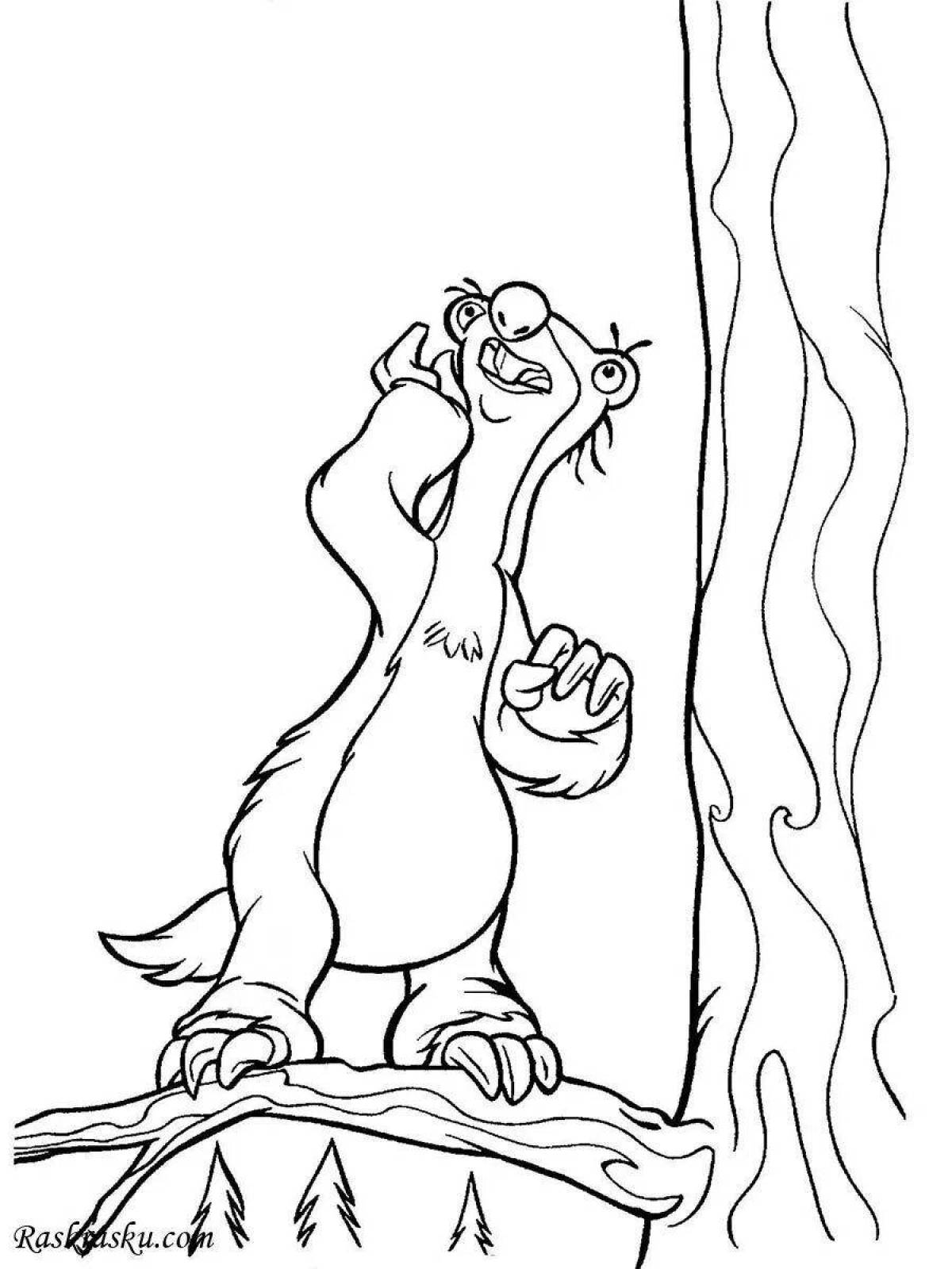 Glorious Tank Ice Age coloring page