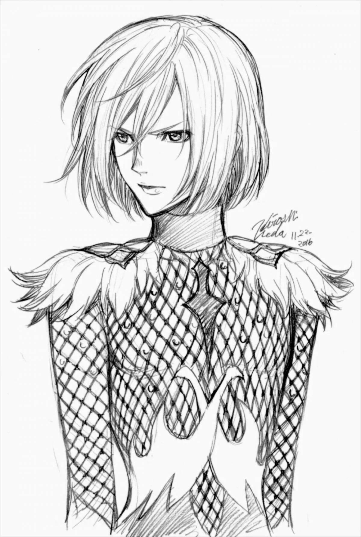 Photo Glorious yuri on ice coloring page