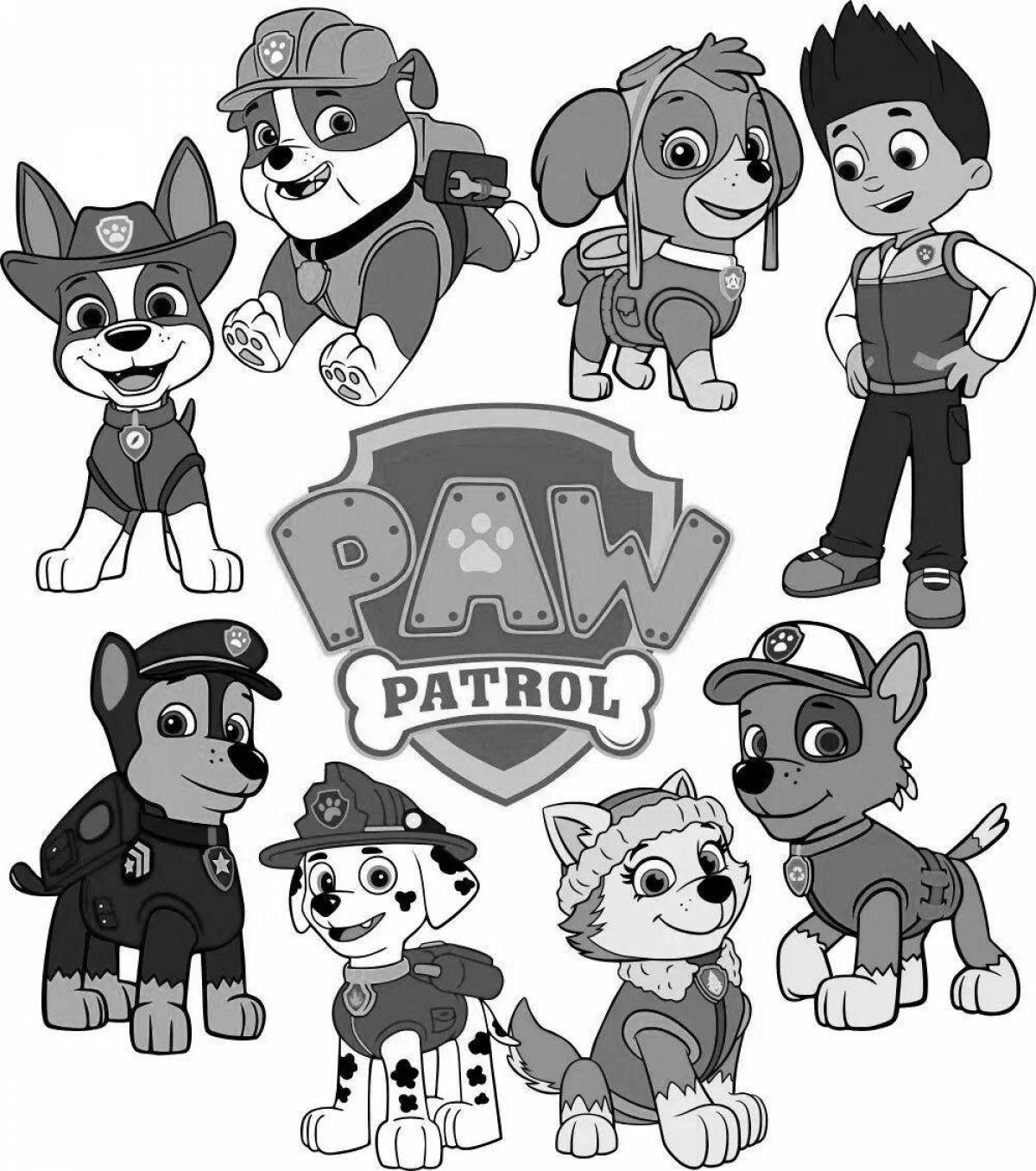 Colored Paw Patrol #5