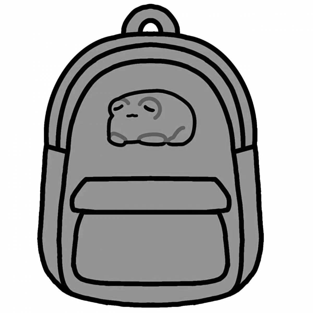Coloring toka gorgeous backpack