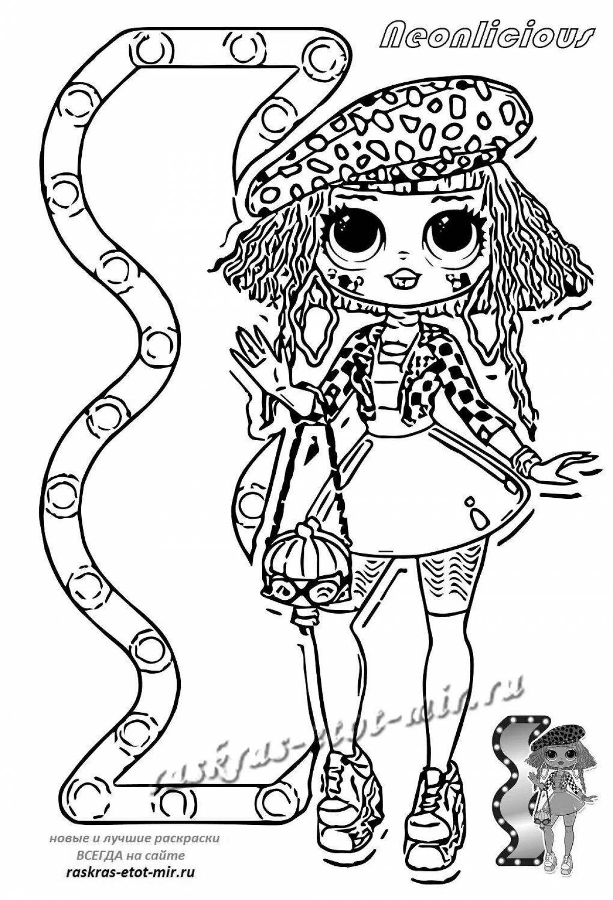 Amazing coloring pages lol omg dolls