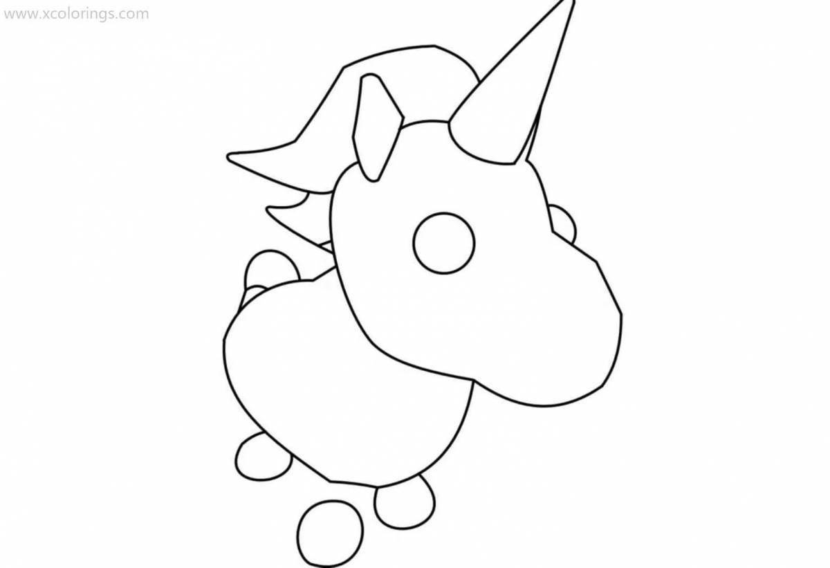 Adorable Adoption Cow Coloring Page