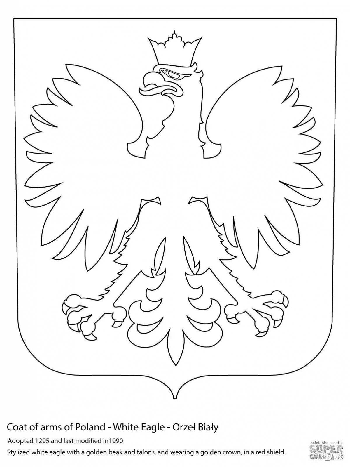 Coloring pages with coats of arms of the countries of the world