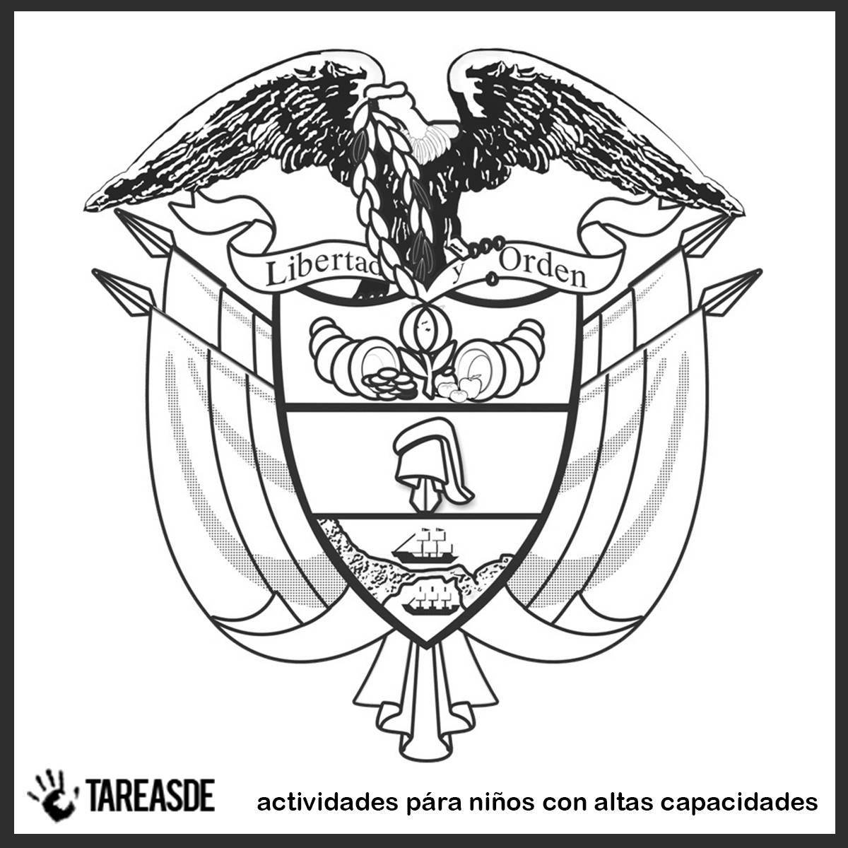 Great coloring coats of arms of the countries of the world