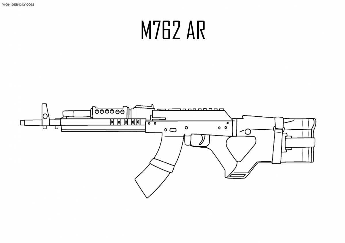 Charming standoff 2 weapon coloring page