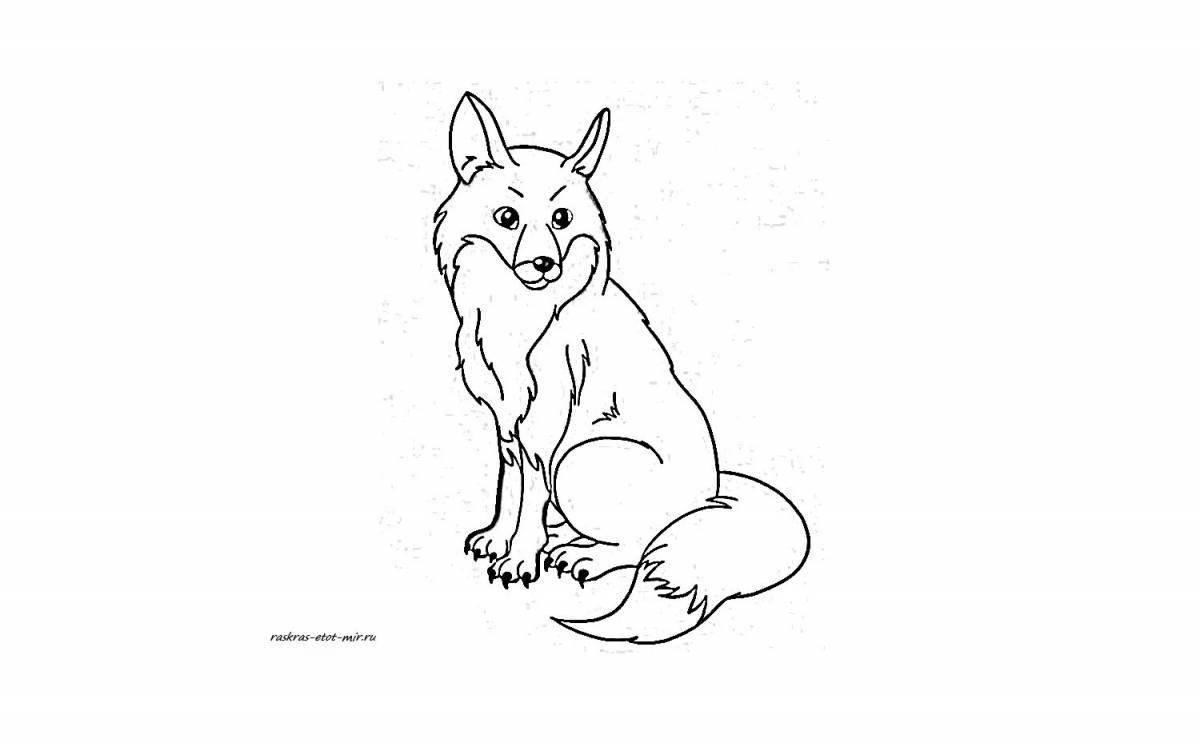 Live squirrel coloring book