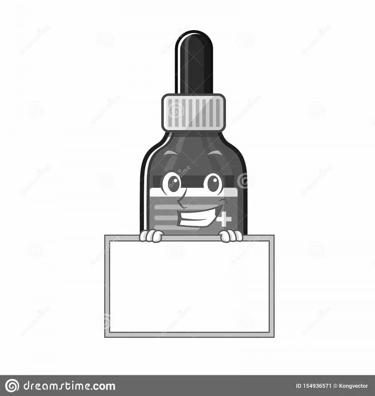 Joyful iodine coloring book for babies