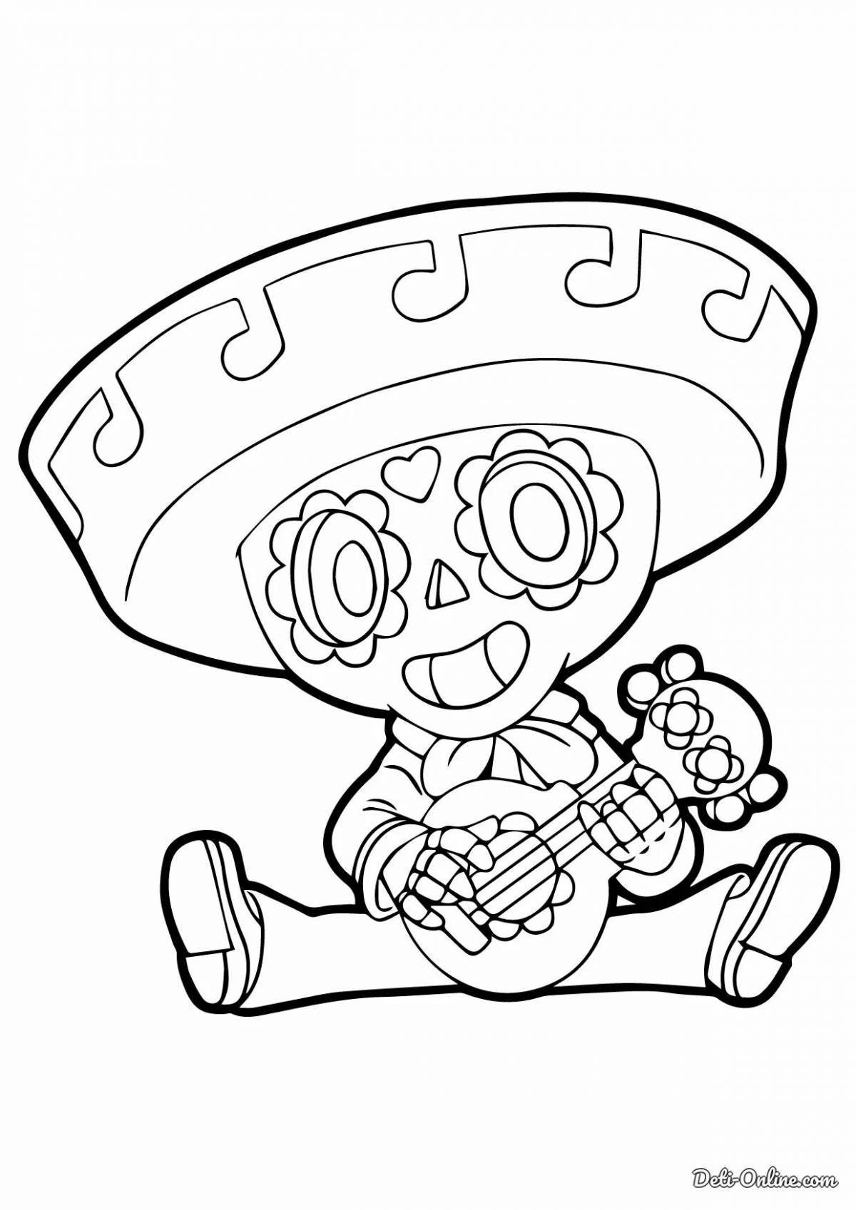 Awesome bravo stars printable coloring page