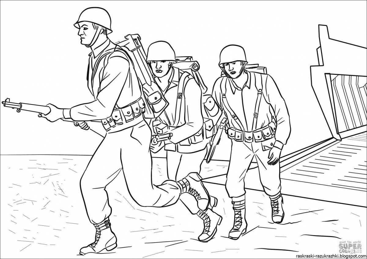 Adorable infantry coloring book for kids