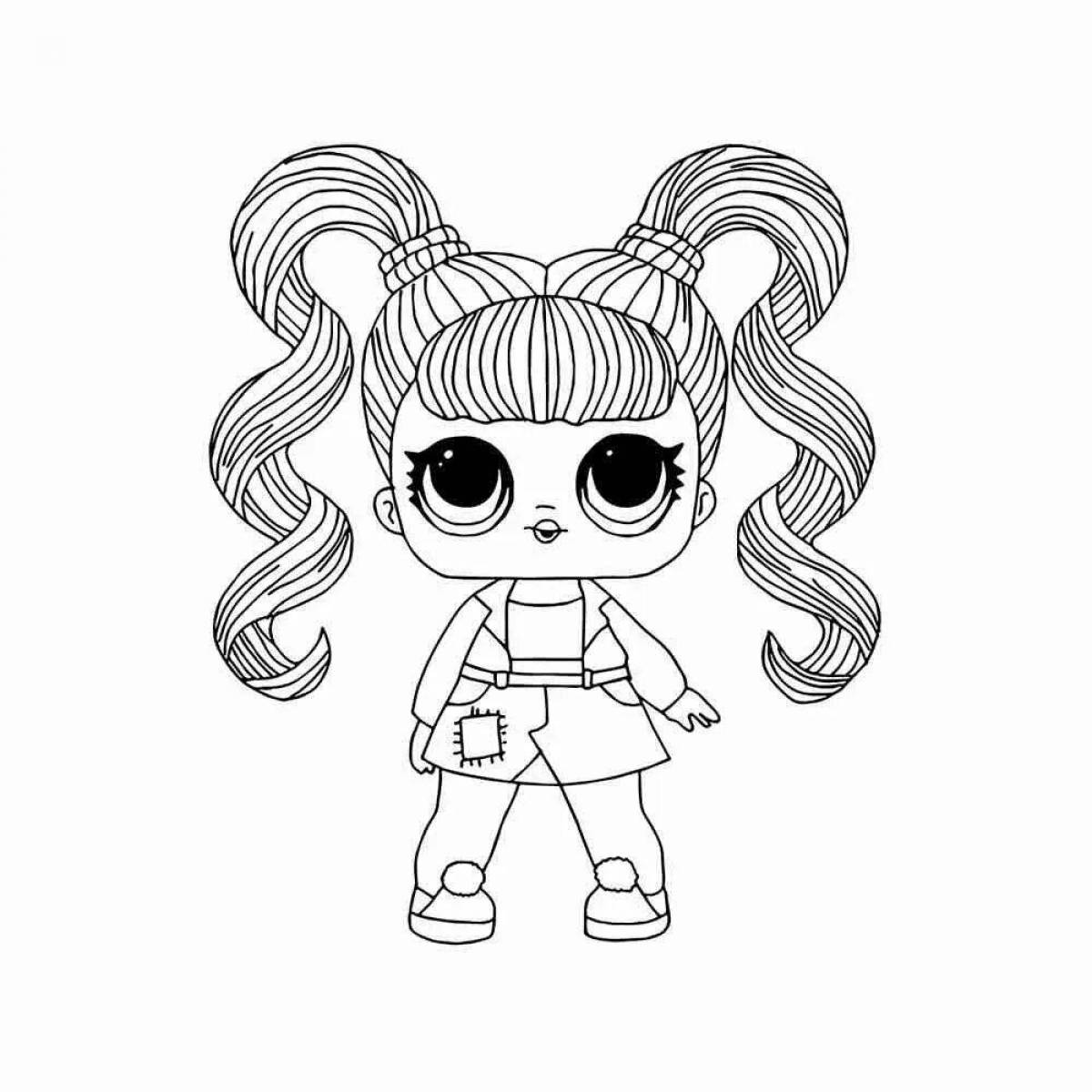 Fun coloring lol with pigtails