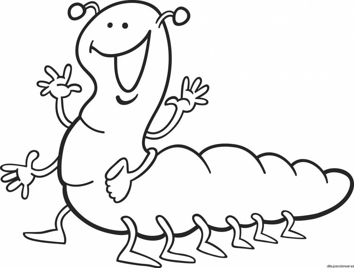 A fascinating centipede coloring book for kids