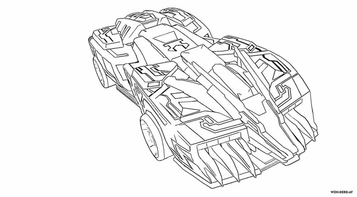 Cerberus bright wild screamers coloring page