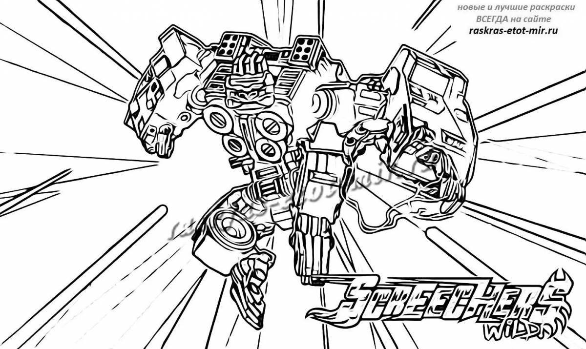 Cerberus glowing wild screamers coloring page