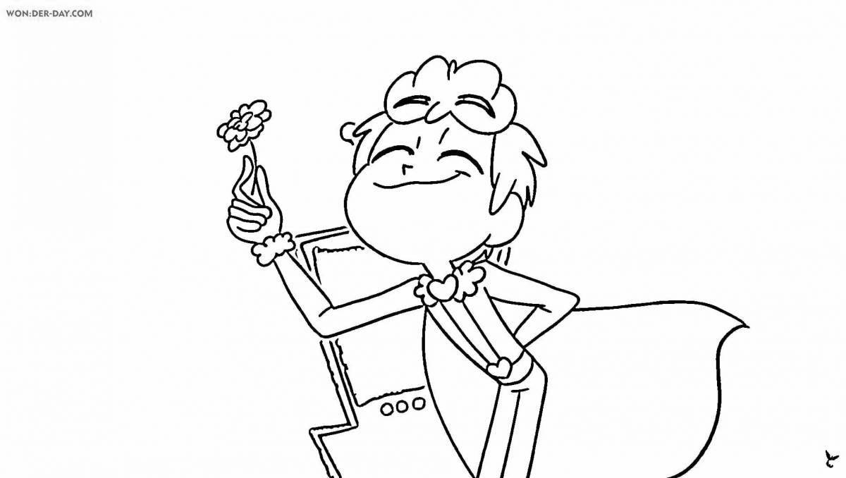 Coloring bold mafia 13 cards