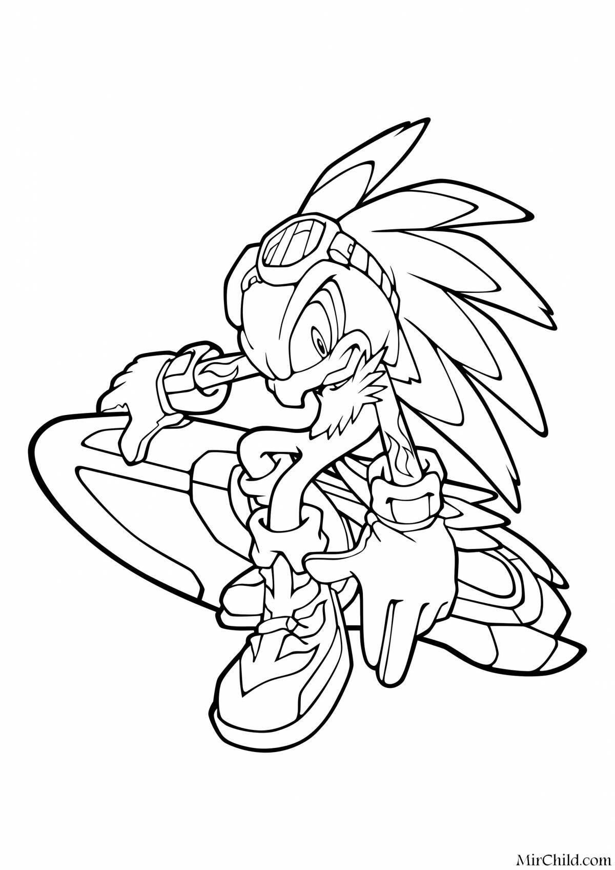 Tempting coloring sonic all heroes