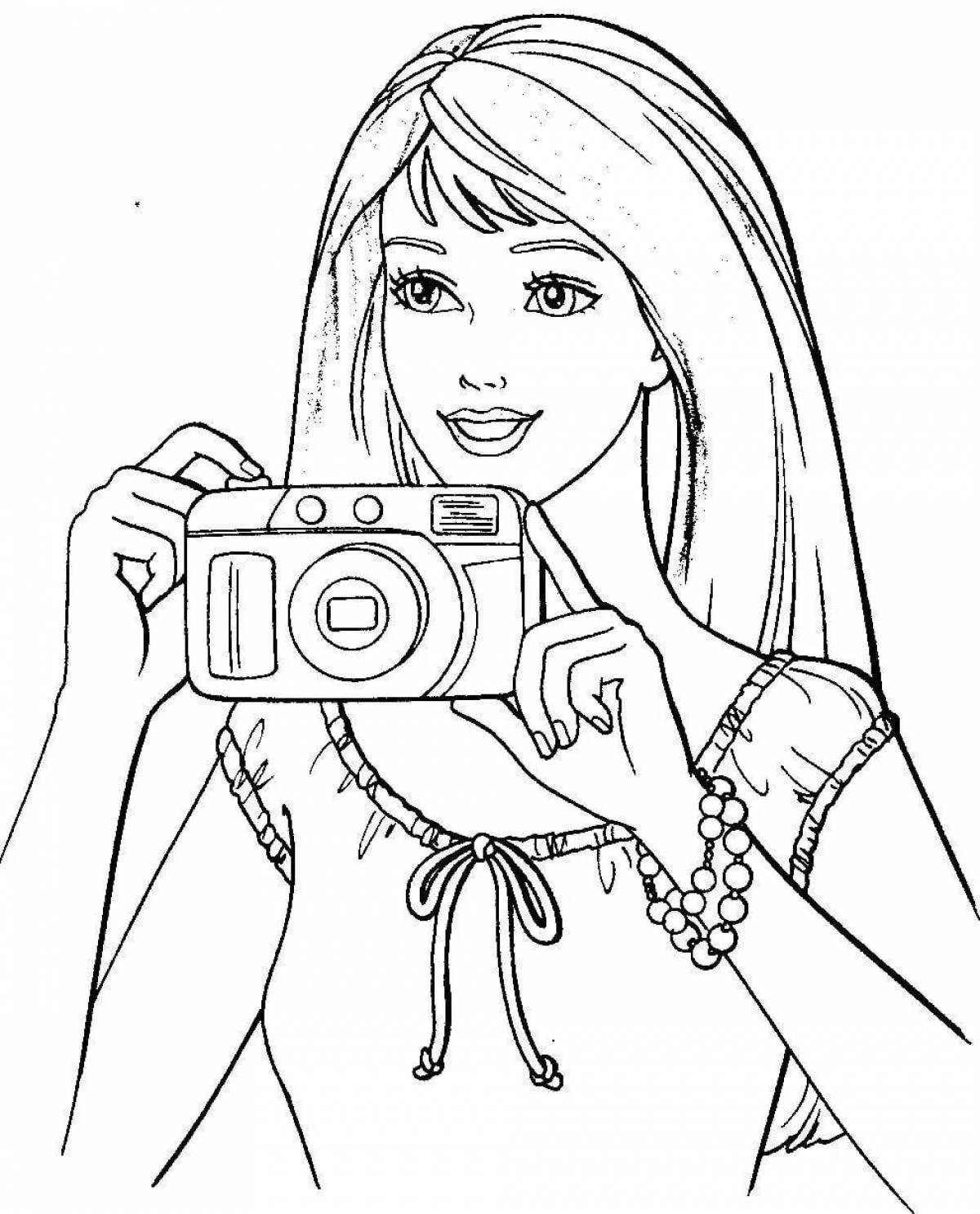 Color-frenzy coloring pages for girls youtube