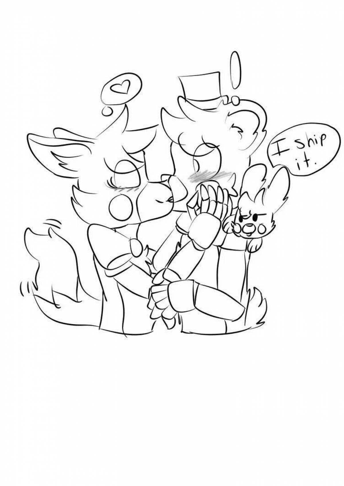 Playful brazier and foxy