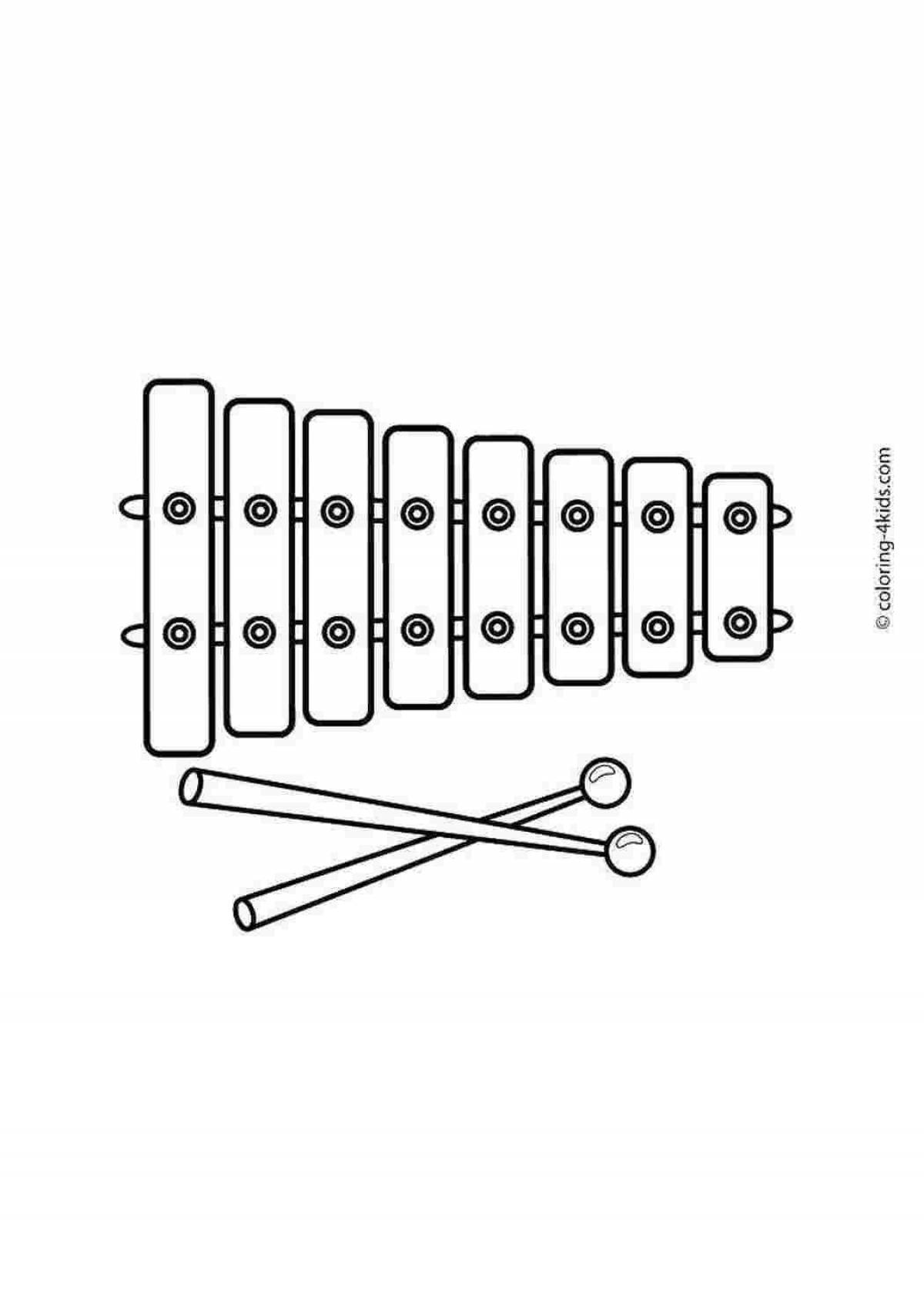 Ксилофон музыка. Раскраска музыкальные инструменты для детей. Музыкальные инструменты раскраски для дошкольников. Ксилофон раскраска. Ксилофон раскраска для малышей.