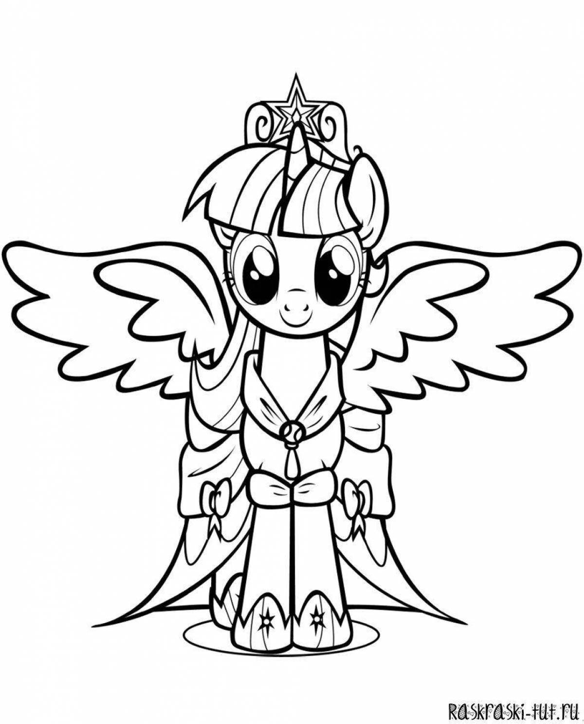 Coloring live sparkle little pony