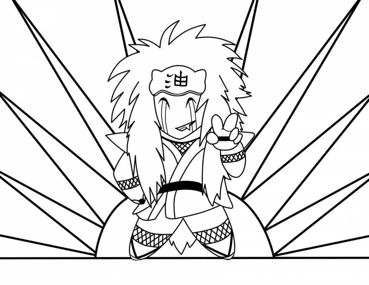 Amazing naruto coloring book for girls