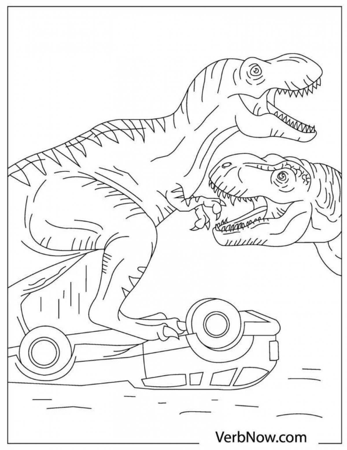 Radiant lego jurassic coloring book
