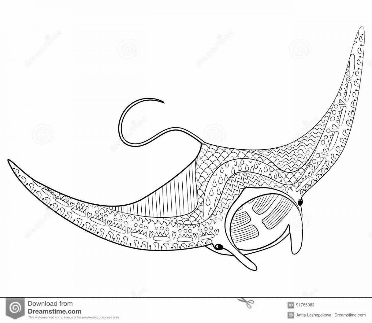 Photo Happy manta ayo all coloring pages