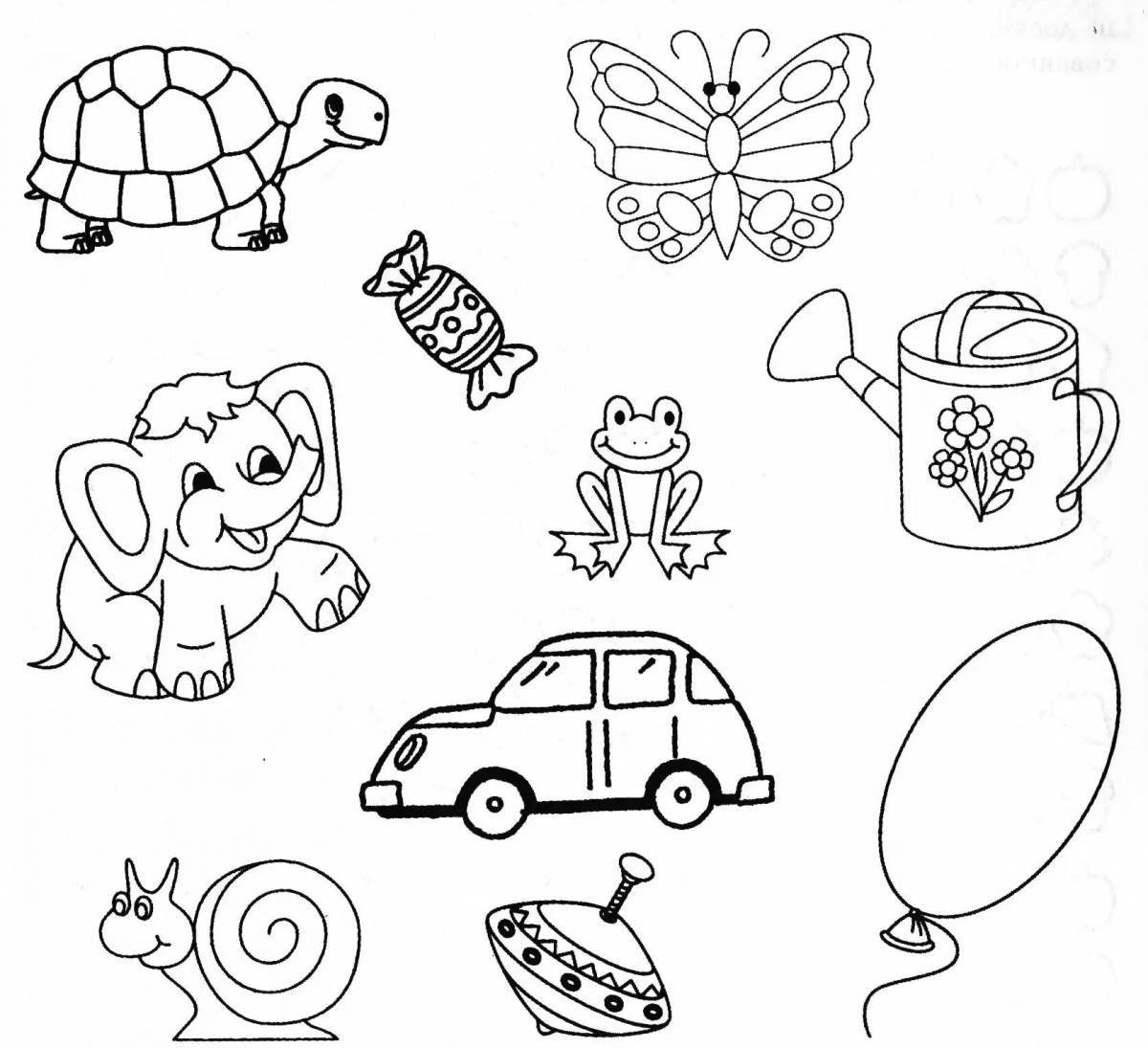 Colourful coloring pages for the little ones