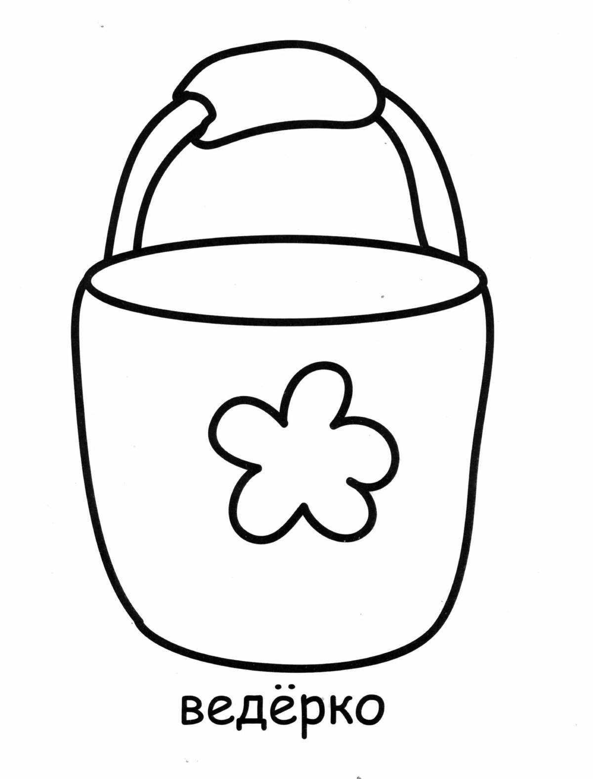 Colourful coloring pages for little students