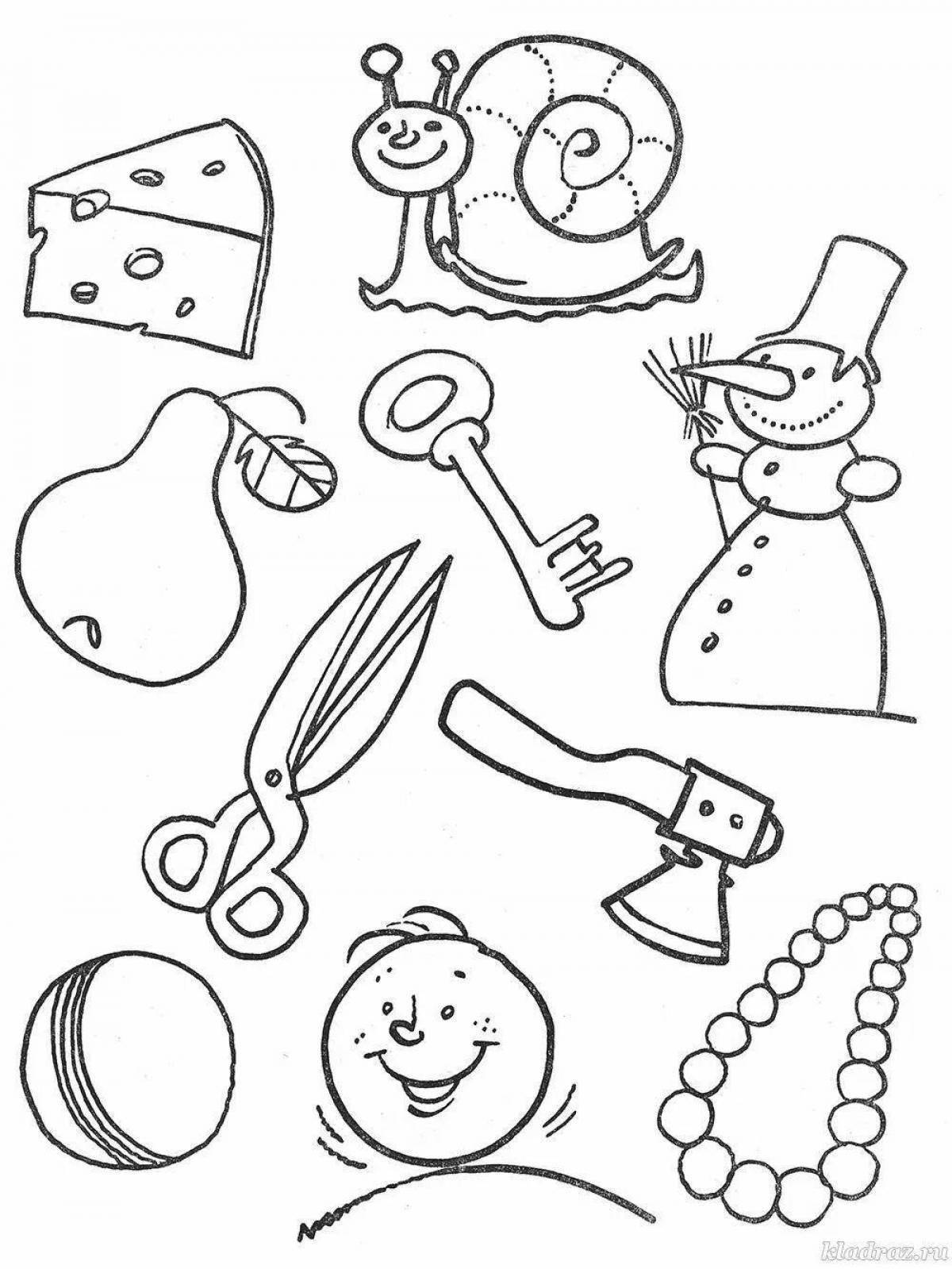 Colourful coloring pages for little dreamers