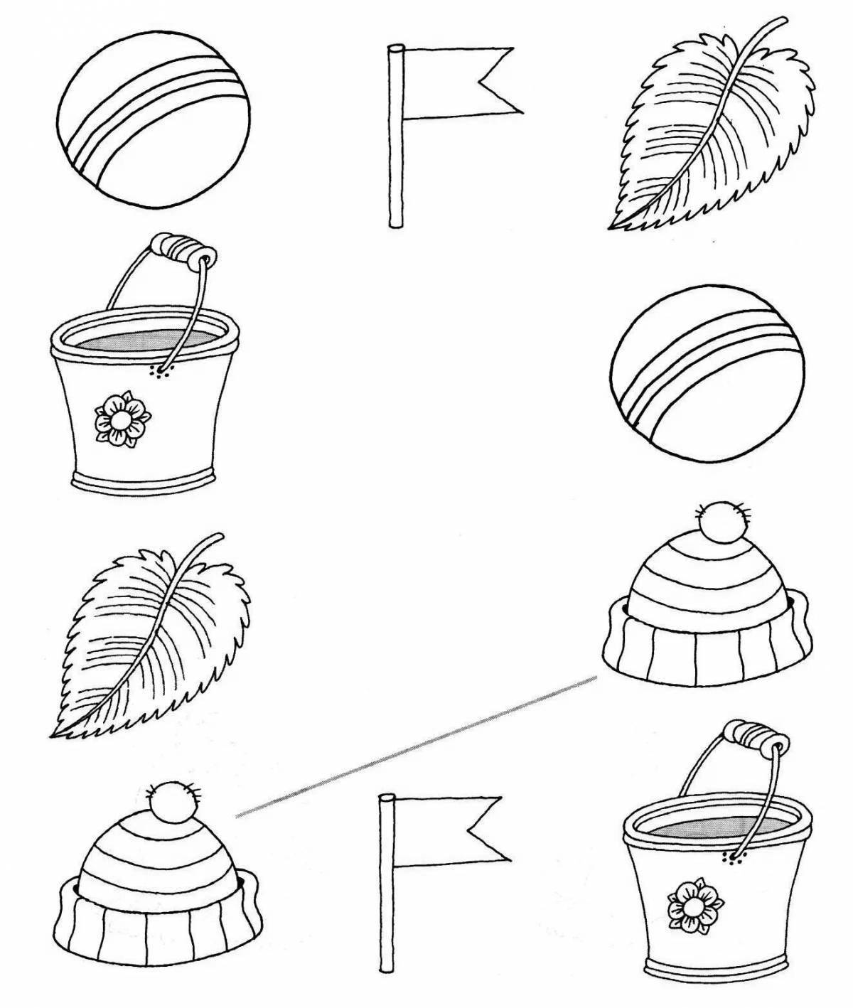 Colourful coloring pages for little scientists