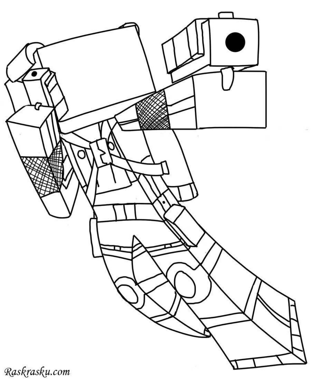 Exciting roblox coloring book