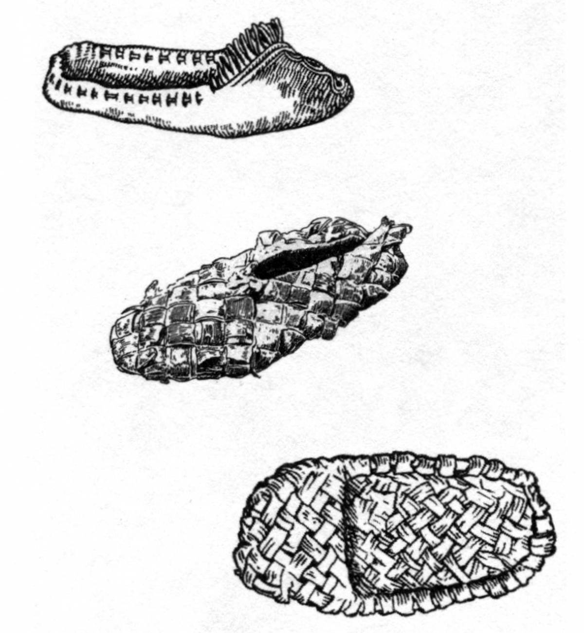 Coloured sandals coloring book for kids