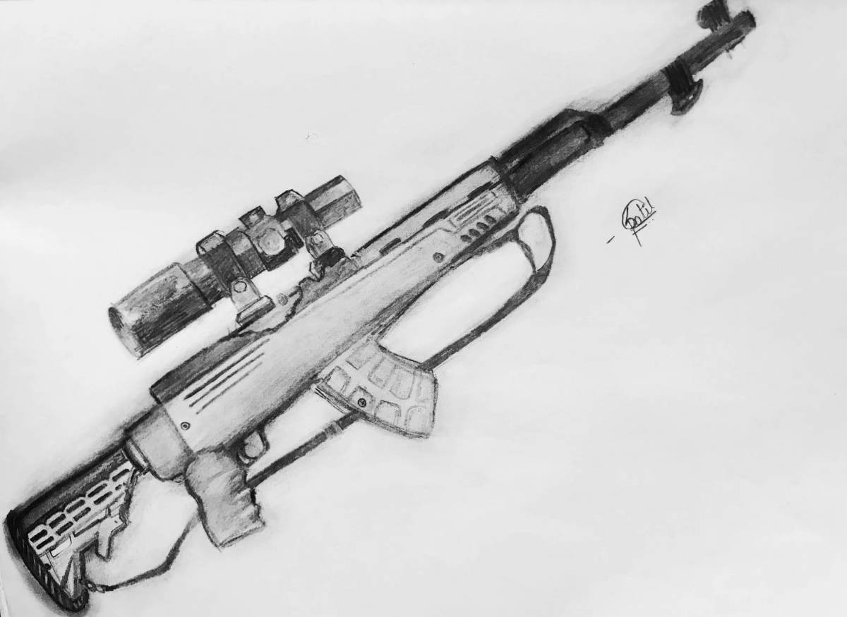 Impressive coloring page pubg mobile weapons