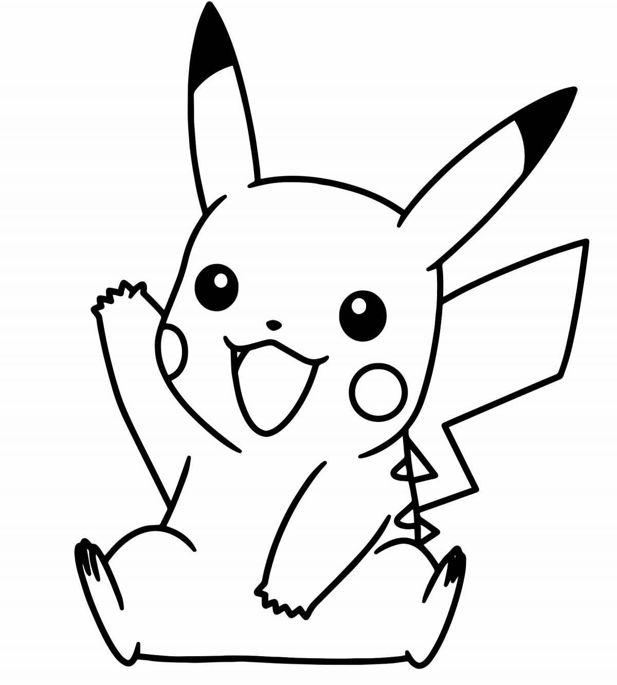 Coloring pikachu for boys