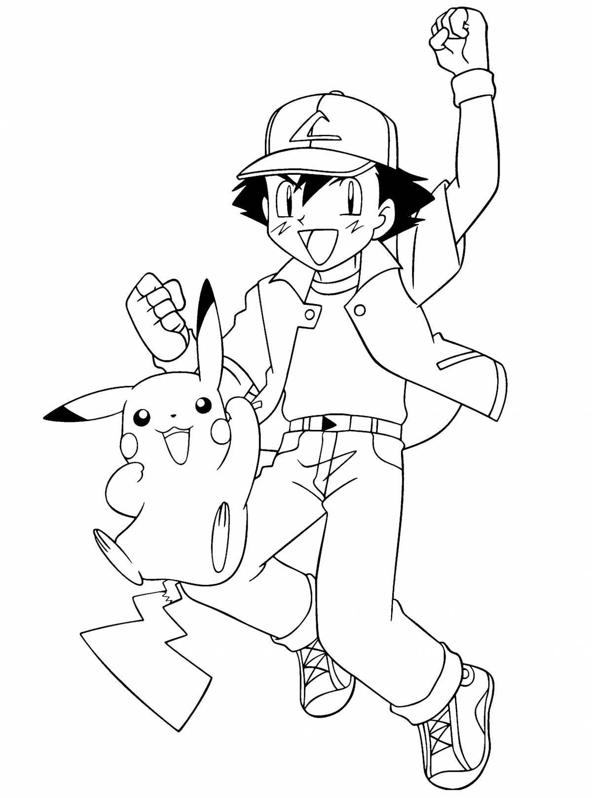 Pikachu live coloring for boys