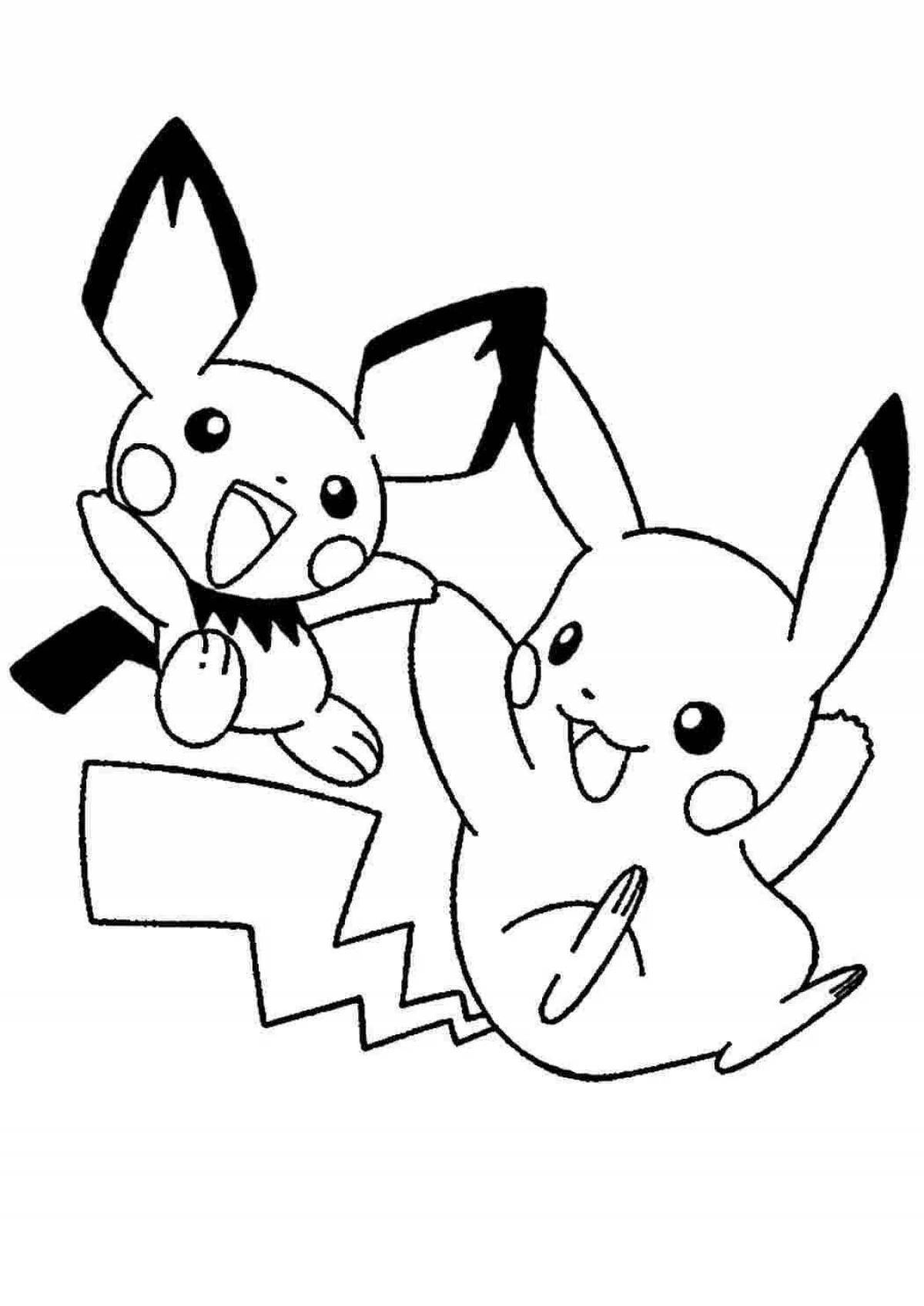 Amazing Pikachu coloring book for boys