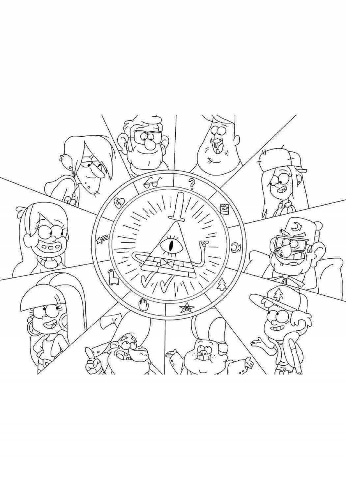 Attractive gravity falls poster