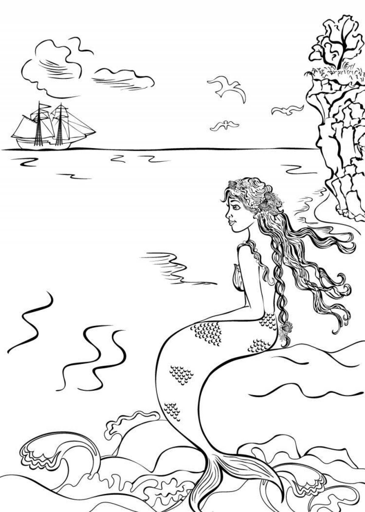 Color-frenzied anasy coloring page