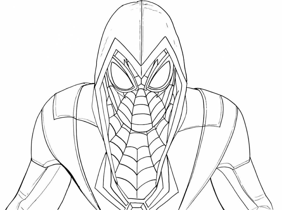 Coloring the great spider-man