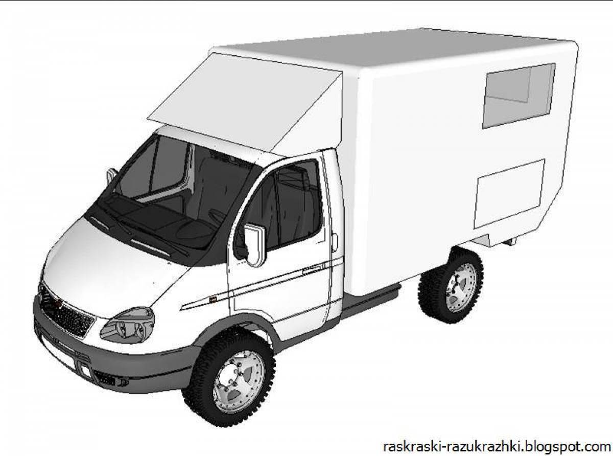 Как нарисовать газель. 23107 Соболь 4х4 фургон реф. Соболь ГАЗ-23107 чертеж газели компас 3д. Габариты Соболь 23107. Газель ГАЗ 23107 габариты.