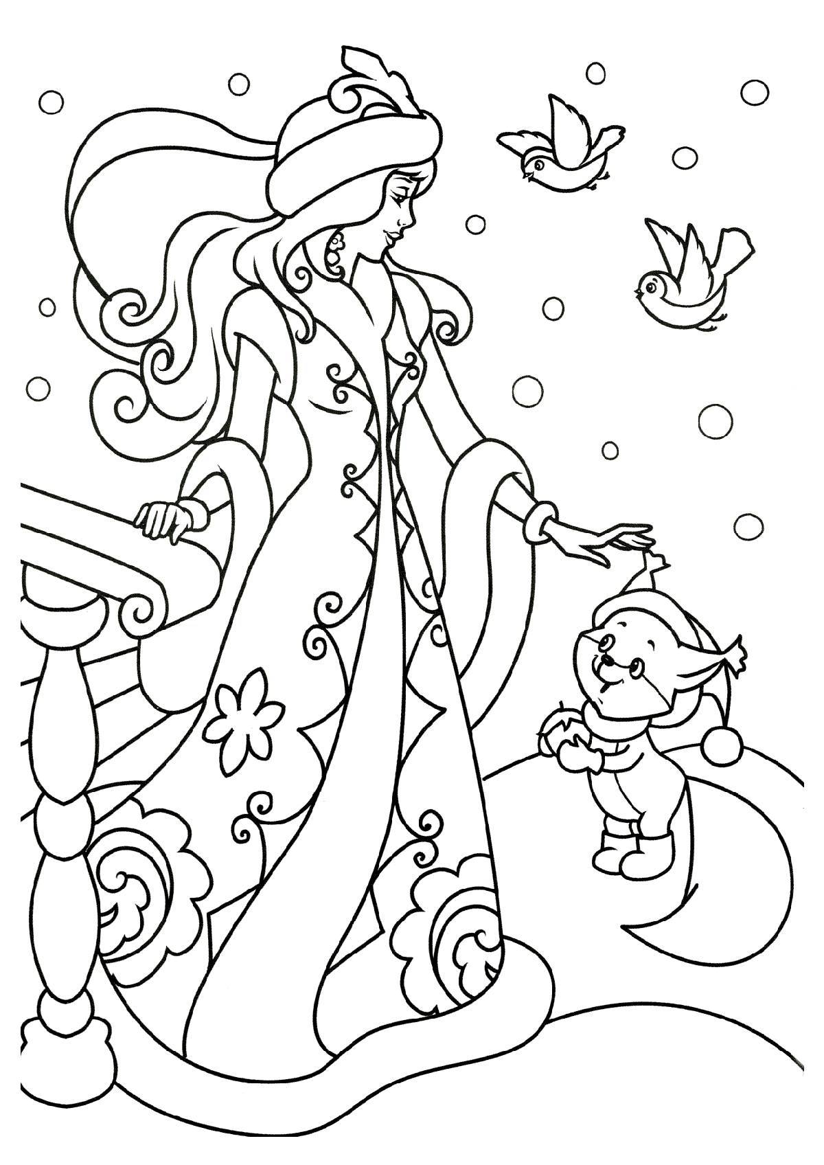 Snow Maiden for children #4