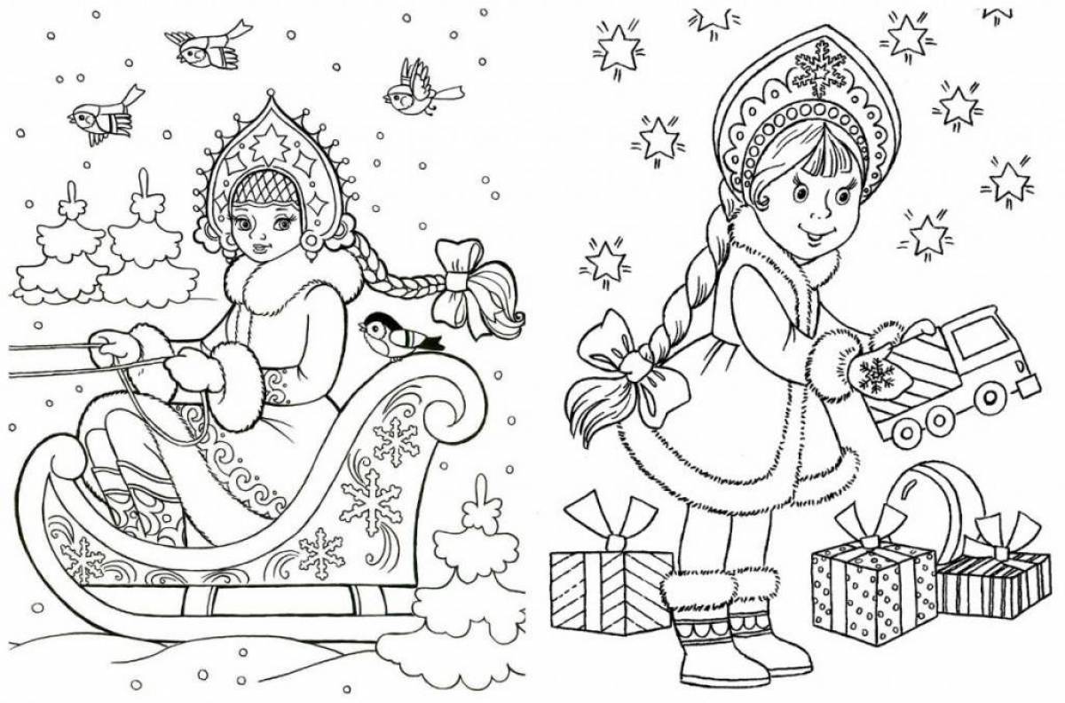 Snow Maiden for children #5