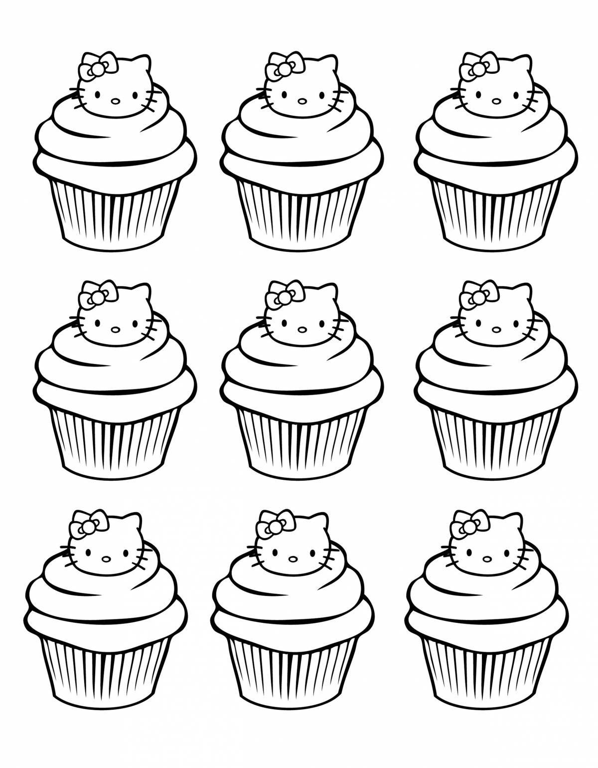Charming stickers for coloring
