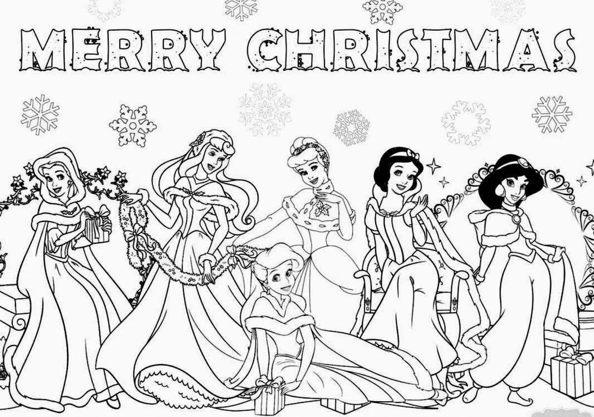 Beautiful coloring pages of disney princesses