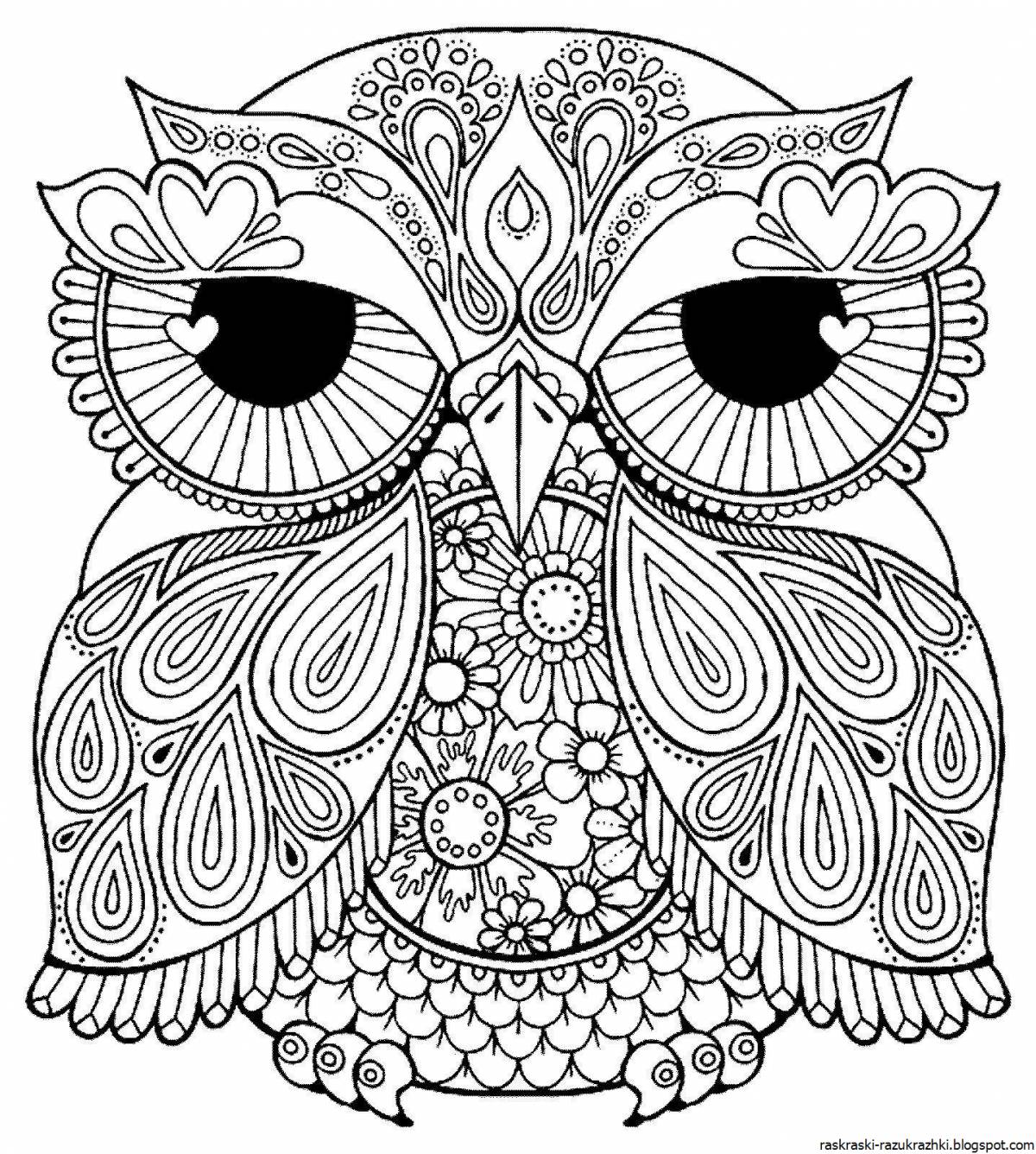 Rejuvenating anti-stress coloring book for adults