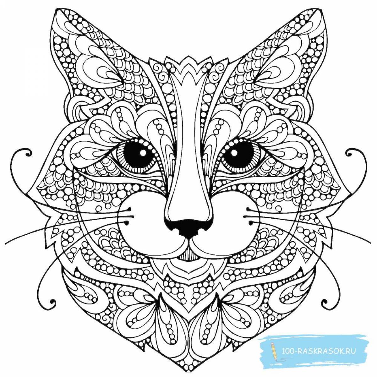 Great anti-stress coloring book for adults